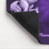 Paarse Pegasus reflecteert Muismat (Hoek)