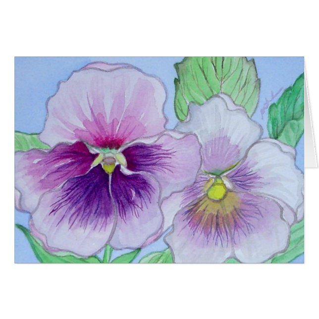 Paarse pensy (Voorkant Horizontaal)