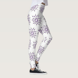 Paarse Peppers mandala Art Leggings