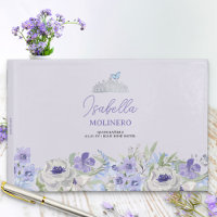 Paarse Peri bloemenquinceanera receptie