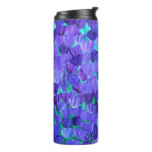 Paarse Petals Thermosbeker (Gedraaid links)