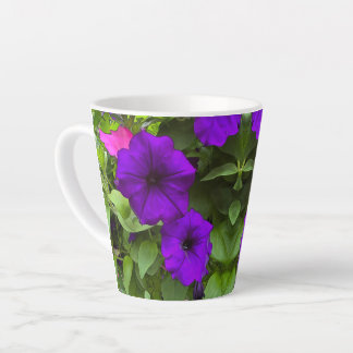 Paarse Petunia - Latte Mok