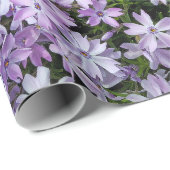 Paarse Phlox-tuin Cadeaupapier (Rol Hoek)