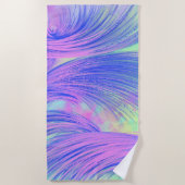 Paarse Phoenix Strandlaken (Voorkant)