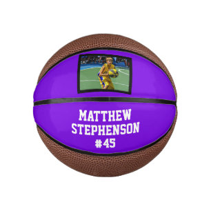 Paarse Photo Basketball Ball Basketbal