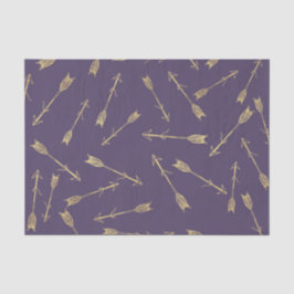 Paarse pijlen (ontwerp 7 van de Paarse serie) Tissuepapier