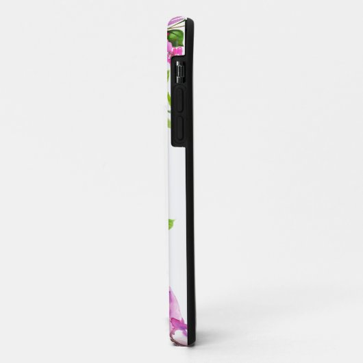 Paarse pinda's bloemen Case-Mate iPhone case (Achterkant/links)