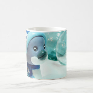 Paarse Pinguïn III Koffiemok