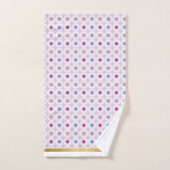 PAARSE PINK GEOMETRISCHE CIRCLS BATHROOM TOWEL SET BAD HANDDOEK (Handdoek)