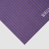 Paarse pinstripes tissuepapier (Detail)