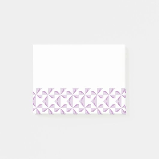 Paarse Pinwielwielen Post-it® Notes (Voorkant)