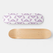 Paarse Pinwielwielen Skateboard (Horizontaal)