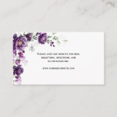 Paarse pioenen bloemenverblijf Kaarten (Voorkant)