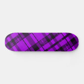 Paarse Plaid Skateboard (Horizontaal)