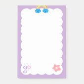 Paarse plakbriefjes  post-it® notes (Voorkant)