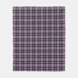 Paarse plakperfectie fleece deken