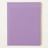 Paarse planner van de schrijver (Achterkant)