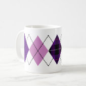 Paarse Play Argyle Mokken (Voorkant links)