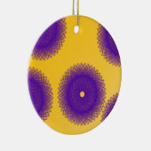 paarse pleisters keramisch ornament (Rechts)