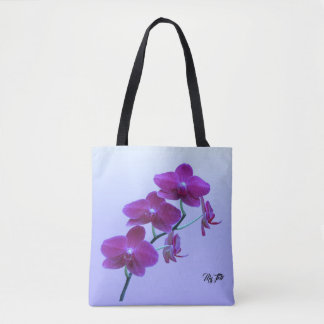 Paarse Plum Fantasy Orchids Eigen Schouder Tas