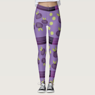 Paarse Plum Yoga Pants Leggings