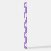 Paarse poka Dots, Polka Dot Pattern, Stippen, gedo iPhone Hoesje (Rechterkant)