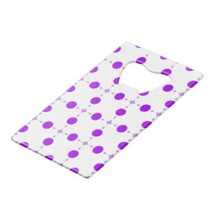 Paarse poka Dots, Polka Dot Pattern, Stippen, gedo Kredietkaart Flessenopener
