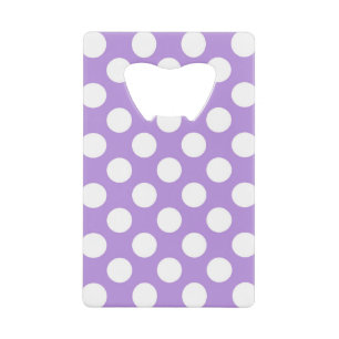 Paarse poka Dots, Polka Dot Pattern, Stippen, gedo Kredietkaart Flessenopener