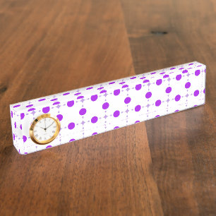 Paarse poka Dots, Polka Dot Pattern, Stippen, gedo Naambordje