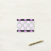 Paarse poka Dots, Polka Dot Pattern, Stippen, gedo Post-it® Notes (Op bureau)