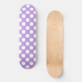 Paarse poka Dots, Polka Dot Pattern, Stippen, gedo Skateboard (Voorkant)