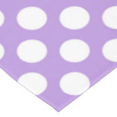 Paarse poka Dots, Polka Dot Pattern, Stippen, gedo Tafelkleed (Gekanteld)