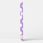 Paarse poladots, poolvlek, Jouw naam Case-Mate iPhone Case (Achterkant / Rechts)