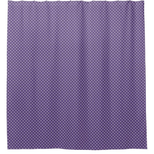 Paarse polaire dots Shower Curtain Douchegordijn (Voorkant)