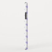 Paarse Polka Dot Hearts Case-Mate iPhone Case (Achterkant/rechts)