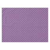 Paarse Polka Dots Tafelkleed (Voorkant (Horizontaal))
