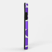 paarse polka-stippen Case-Mate iPhone case (Achterkant/rechts)