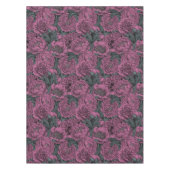 Paarse pony-bloemen tafelkleed (Voorkant)