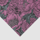 Paarse pony-bloemen tissuepapier (Detail)