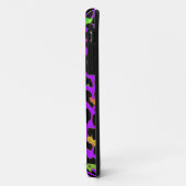 Paarse pop Luipaardprint Case-Mate iPhone Case (Achterkant/links)