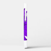 Paarse Pop zonnebloem Case-Mate iPhone Case (Achterkant / Links)