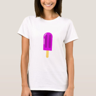Paarse populatie t-shirt