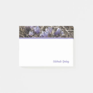 Paarse Prairie Crocus Post-It Notities Post-it® Notes