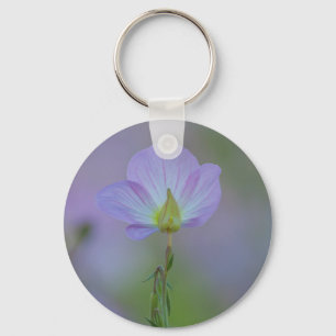 Paarse primrose sleutelhanger