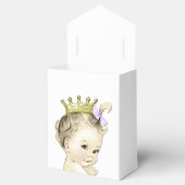 Paarse Princess Favor Box Bedankdoosjes (Geopend)
