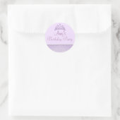 Paarse Prinses Sticker (Tas)