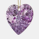 Paarse prismatische keramisch ornament (Links)