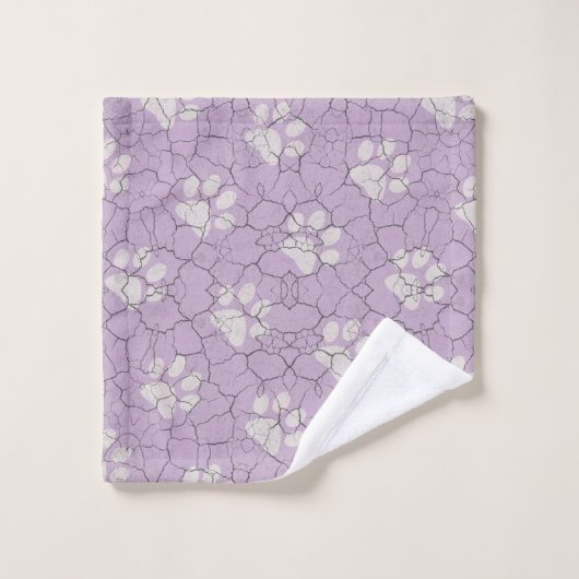 Paarse proefdoekset met handdoekjes bad handdoek (Wasdoekje)