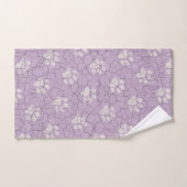 Paarse proefdoekset met handdoekjes bad handdoek (Handdoek)