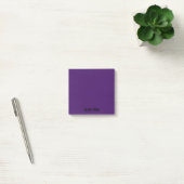 Paarse Professionele Minimalistische Zwart Script Post-it® Notes (Kantoor)